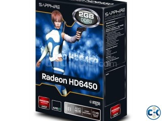 SAPPHIRE HD 6450 2GB DDR3 Fresh with Box
