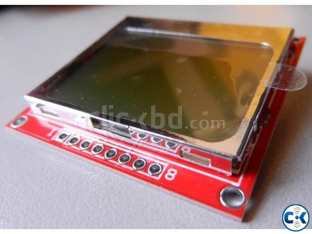 84 48 Nokia 5110 LCD Module with White Back light large image 0