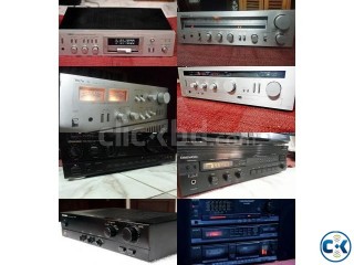 JAPANI STERIO AMPLIFIER S OF DIFFRENT BRAND FREsH.