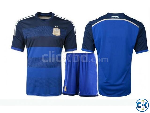 Argentina World Cup 2014 Away Kit Jersey Pant  large image 0