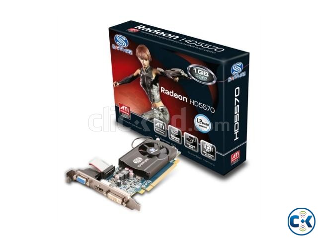 SAPPHIRE AMD HD 5570 1GB Graphics Card large image 0