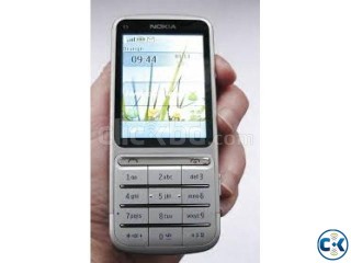 Nokia C3-01 silver steel 