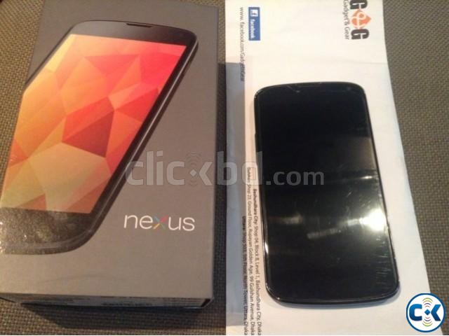 LG Google NEXUS 4 16GB Full Boxed G G large image 0