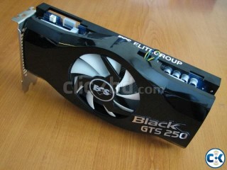 NVIDIA ECS GTS 250 BLACK EDITION 1 GB DDR3...