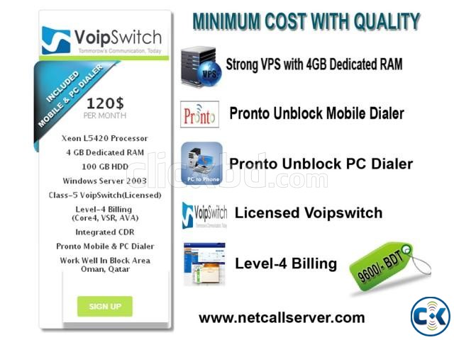 Licensed Voipswitch Unblock Mobile PC Dialer Strong VPS large image 0