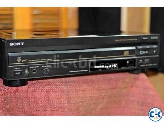 SONY HIGH END 5 DISC AUDIO CD PLAYER JApAN.