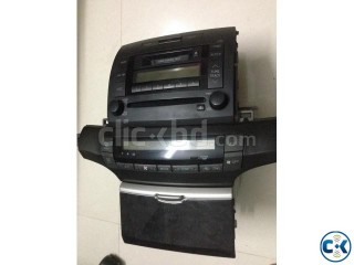 AC panel with built-in CD player Glove box