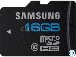 16gb class 10 samsung memory intact box