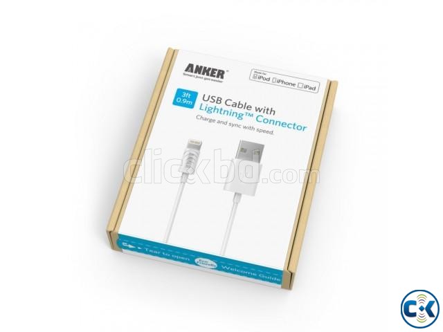  Apple MFi Certified Anker Lightning to USB Cable 3ft large image 0