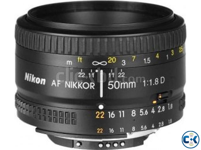 Nikon 50mm prime lens f1.8D large image 0