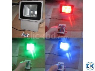 RGB LED flood light 50W