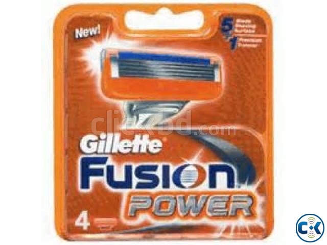 Gillette Fusion Power Blades 4 Pack large image 0