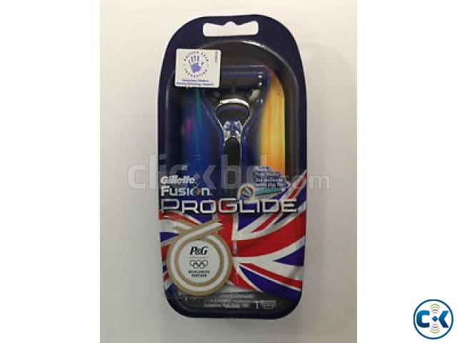 Gillette Fusion Proglide Razor - Union Jack Olympic large image 0