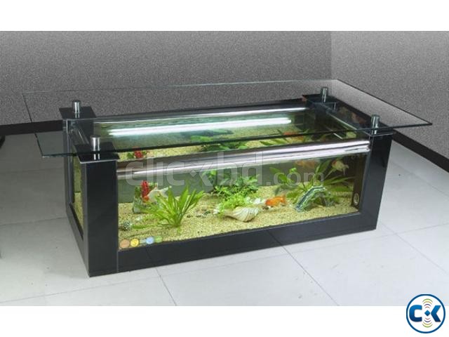 Modern style fashionable aquarium table large image 0