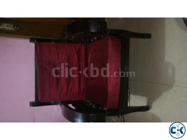 Classic Shegun Wood Sofa set large image 0