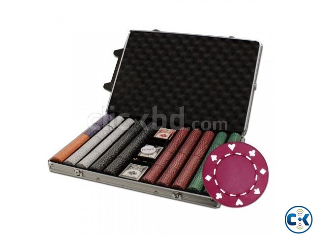 Brybelly 1000Count Suited Poker ChipSet Rolling AluminumCase large image 0