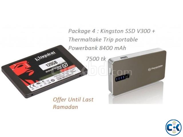 Kingston Digital 120GB SSD Thermal Take Power Bank large image 0