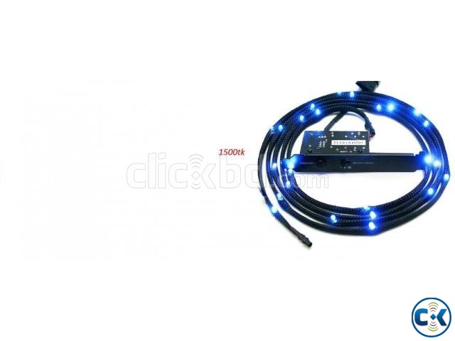 NZXT Sleeved LED Kit Blue  large image 0