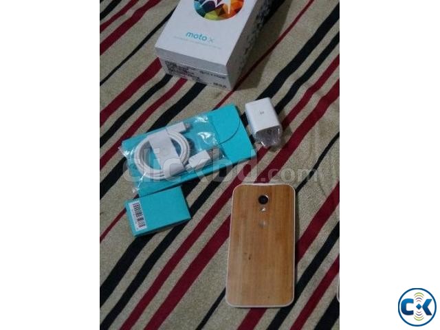 16GB Moto X Bamboo Wood back BRAND NEW  large image 0