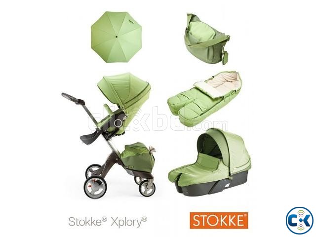 2014 STOKKE XPLORY V4 NEWBORN COMPLETE STROLLER large image 0