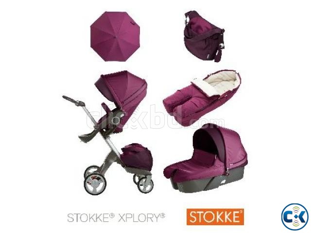 2014 STOKKE XPLORY V4 NEWBORN COMPLETE STROLLER large image 0