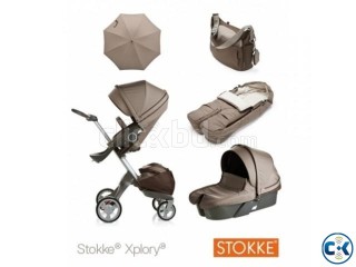 2014 STOKKE XPLORY V4 NEWBORN COMPLETE STROLLER