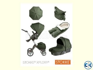 2014 STOKKE XPLORY V4 NEWBORN COMPLETE STROLLER