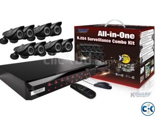 Kguard NS801 8 Channel DVR 8 CC Camera