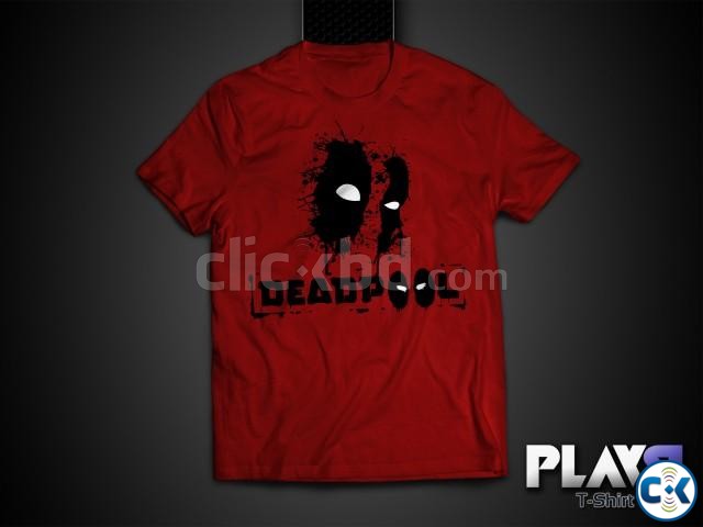 Deadpool - Batman Tshirt free delivery large image 0