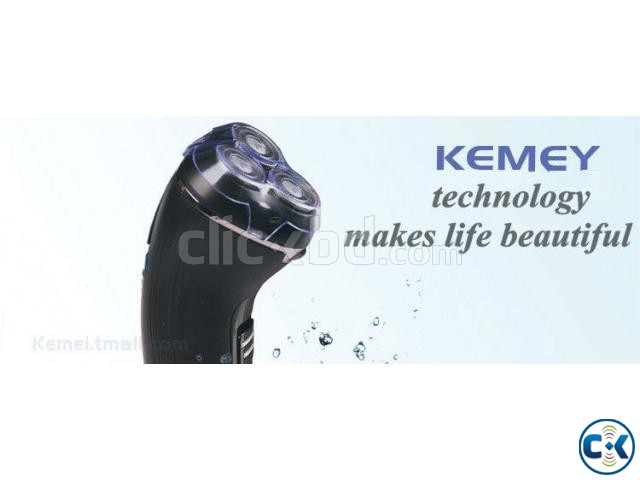 Kemei Rechargable Shaver KM-818 New  large image 0