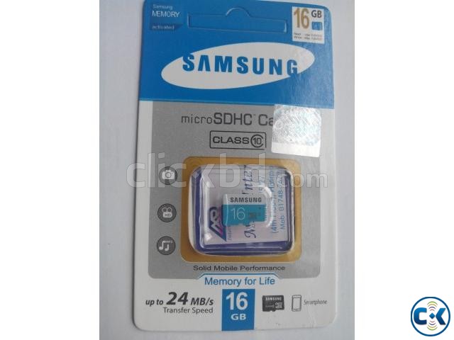 Samsung class 10 original 16 gb memory card large image 0