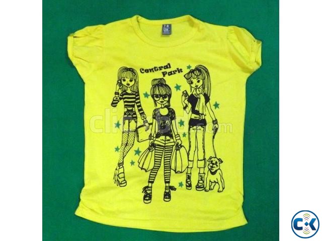 Girls Printed T-Shirt large image 0