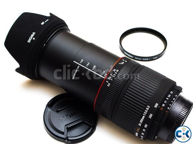 Sigma 28-300 super telephoto lens for Nikon large image 0