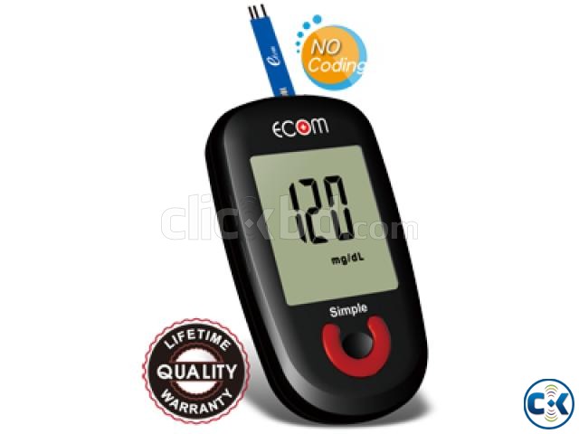 ECOM Blood Glucose Meter. Model Simple large image 0