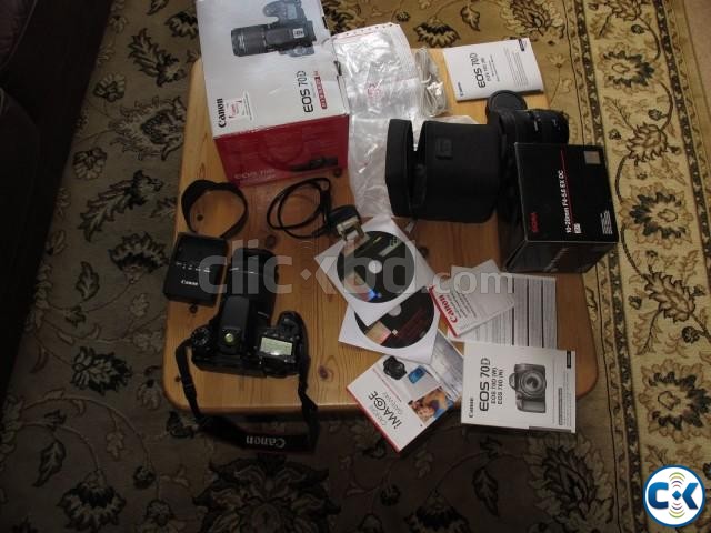 Canon EOS 70D DSLR Camera wit 2 lens. large image 0