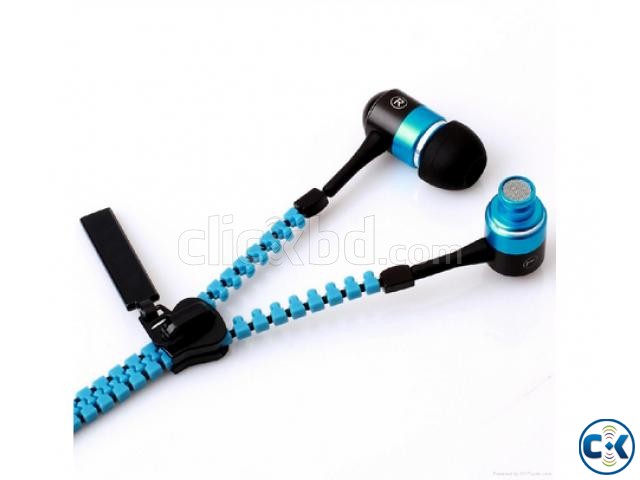 Zipper EarBuds High Quality In-ear Earphone large image 0