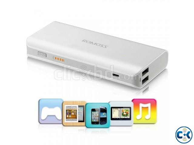 Romoss 10400mah Dual USB external mobilepower bank large image 0
