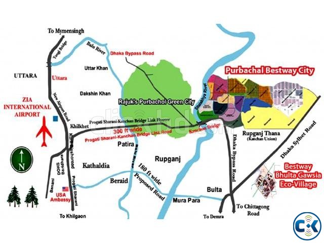 5 Khata Plot Purbachal Bestway City large image 0