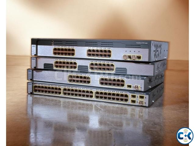 Cisco 3750G - 28 Giga port Switch Excellent Condition large image 0