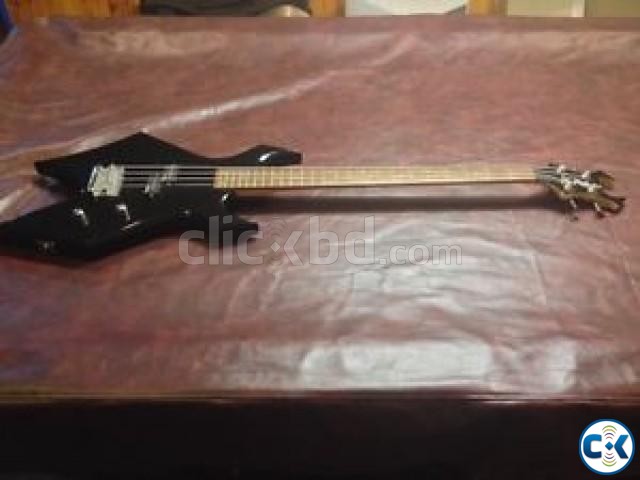 B.C. Rich Bronze Warlock Bass Guiter large image 0