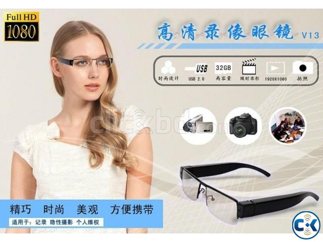 32GB FULL HD 1080P SPY Hidden Glasses Eyewear Camcorder large image 0