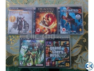 PS3 Slim With 5 Genuine exclusive games