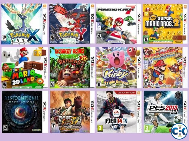 Nintendo 3DS Copy Game All Collection See Inside. large image 0