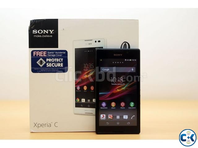 Xperia C Almost new full box with sony large image 0