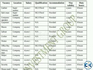 Jobs in Maldives