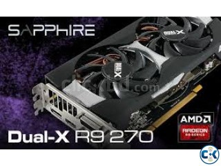 Sapphire r9 270x dual x 4gb graphics