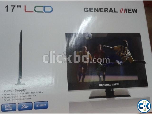 General View LCD Monitor TV with Extra USB large image 0