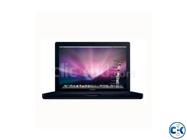 Refurbished Black Apple MacBook - 13.3  large image 0