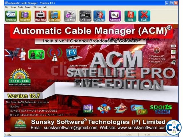 ACM Satellite Pro Live Edition V13.7 Full License large image 0