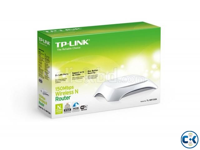 TP-Link-WR720N 150Mbps Wireless N Router New  large image 0